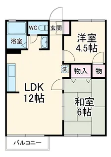 プレジール太田【2階】の間取り
