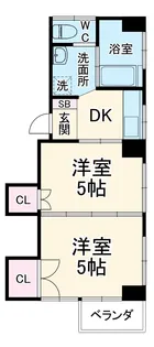 クロノス習志野台North【302号室】の間取り