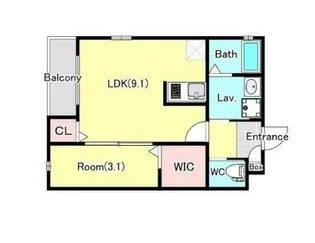 マイハウス天台【3階】の間取り