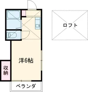 ウエストヒル【1階】の間取り
