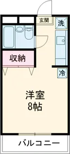 メイプルハイツ【102号室】の間取り