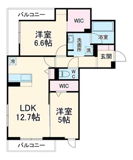fortuna duo【3階】の間取り