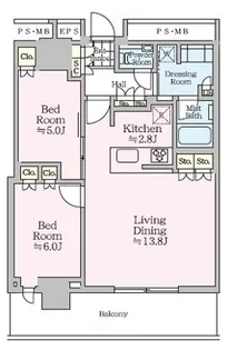 ザ・タワー十条【28階】の間取り