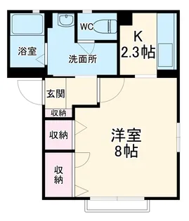 ヴェルデ茅ヶ崎【202号室】の間取り