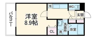 Belle Lead 小津【2階】の間取り