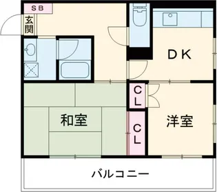 サンパレス西品川【3階】の間取り