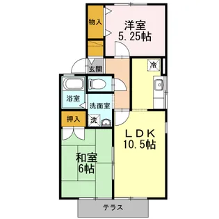 メゾンプレミール【1階】の間取り