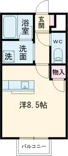 山本コーポ【102号室】の間取り