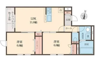 SOPHIA方南【102号室】の間取り