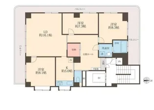 ホライズン東四つ木【2階】の間取り