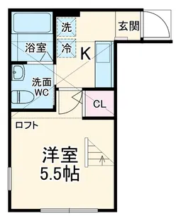 クレール霞【2階】の間取り