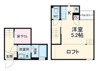 CB指扇ナコ【1階】の間取り