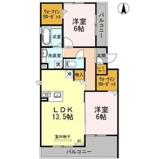 セゾン ソレイユ【3階】の間取り