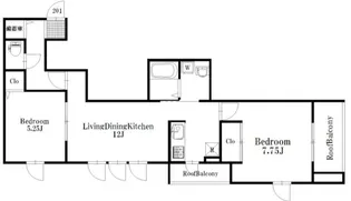 セプテムステラ笹塚【2階】の間取り