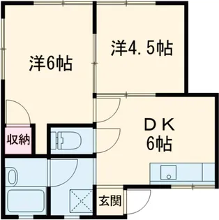ルーエ国領【2階】の間取り