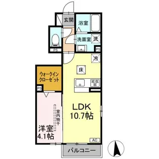 ステラ【101号室】の間取り