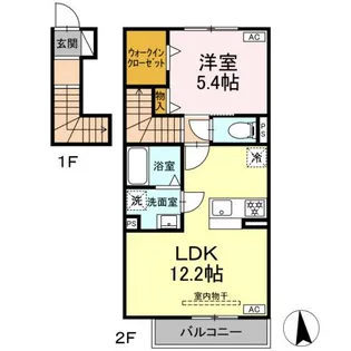 ステラ【202号室】の間取り