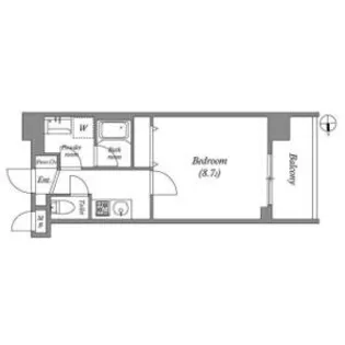 Cion Nagoya meieki【0806号室】の間取り