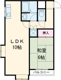 アビーロード【201号室】の間取り