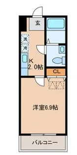 リヴェール杉並【-1階】の間取り