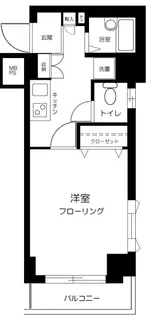 パークウェル下北沢【2階】の間取り
