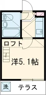 東小金井栄ハイム【1階】の間取り