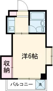 第2サンフラワーマンション【1階】の間取り