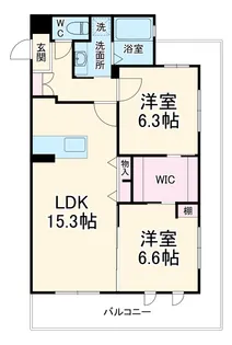 DP PARK HILLS【303号室】の間取り