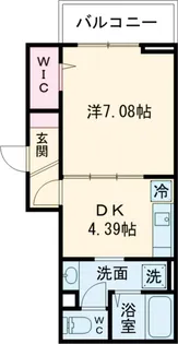 アナシエ徳丸【1階】の間取り