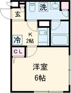 Bark Lane 学芸大学【2階】の間取り