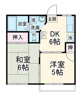 ハイツワカマツ【2階】の間取り