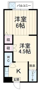 パークサイド相模【301号室】の間取り