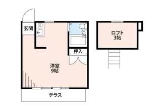 ラ・ティーブSEKI 【103号室】の間取り