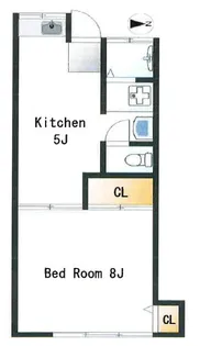メゾン幸【102号室】の間取り