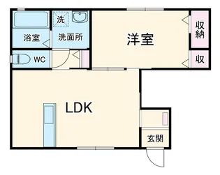 エルメゾン元中野【1階】の間取り
