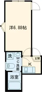 レジデンス青井【3階】の間取り