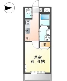 モリオンパレス【2階】の間取り