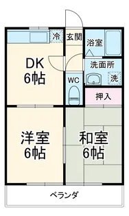 さくらコーポⅠ【202号室】の間取り