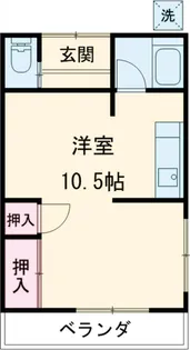 第2佐久間ハイツ【1階】の間取り