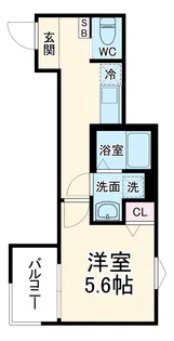 エスネクスト向ヶ丘【2階】の間取り