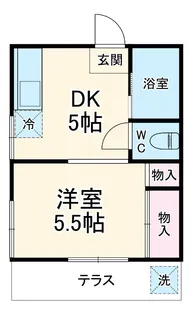 宝栄ハイツ根岸台【1階】の間取り
