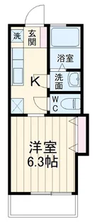 シオン ANDO【0103号室】の間取り