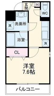 ジョイナス車道【101号室】の間取り