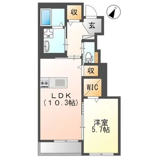 メゾン グランデ【103号室】の間取り
