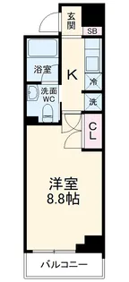 COZY阿由知通【502号室】の間取り