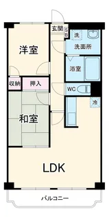 UNO PALACE【303号室】の間取り