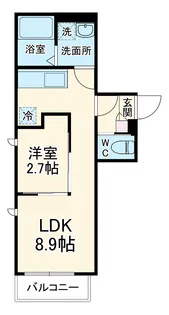 KEIAI RESIDENCE 大和田Ⅱ【1階】の間取り