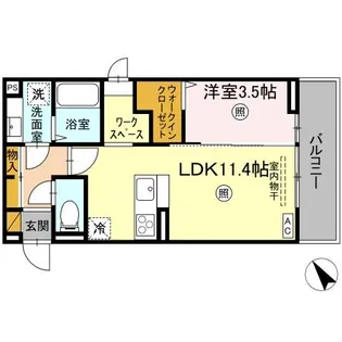 エルブ・バレ【2階】の間取り