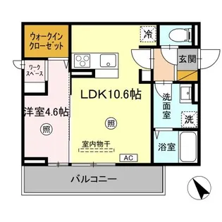エルブ・バレ【3階】の間取り