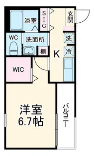 セレーノ西浦和【3階】の間取り